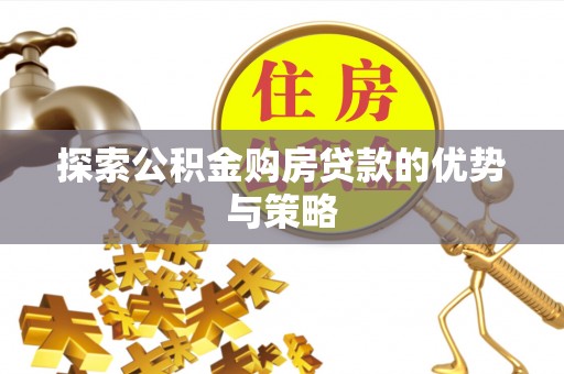 博尔塔拉蒙古探索公积金购房贷款的优势与策略
