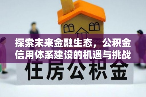 博尔塔拉蒙古探索未来金融生态，公积金信用体系建设的机遇与挑战