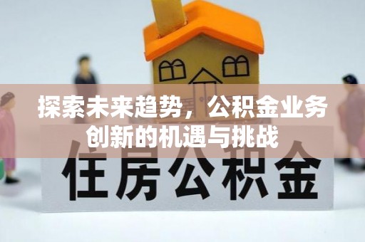 博尔塔拉蒙古探索未来趋势，公积金业务创新的机遇与挑战