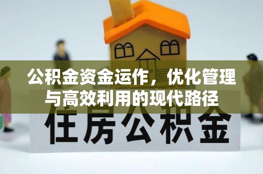 博尔塔拉蒙古公积金资金运作，优化管理与高效利用的现代路径