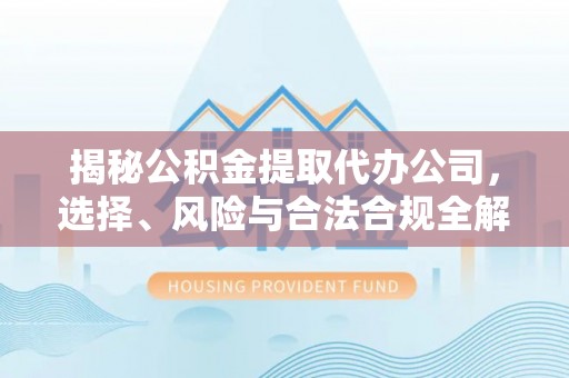 博尔塔拉蒙古揭秘公积金提取代办公司，选择、风险与合法合规全解析