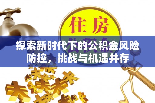 博尔塔拉蒙古探索新时代下的公积金风险防控，挑战与机遇并存