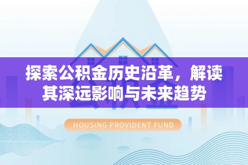博尔塔拉蒙古探索公积金历史沿革，解读其深远影响与未来趋势