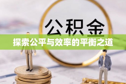 博尔塔拉蒙古探索公平与效率的平衡之道