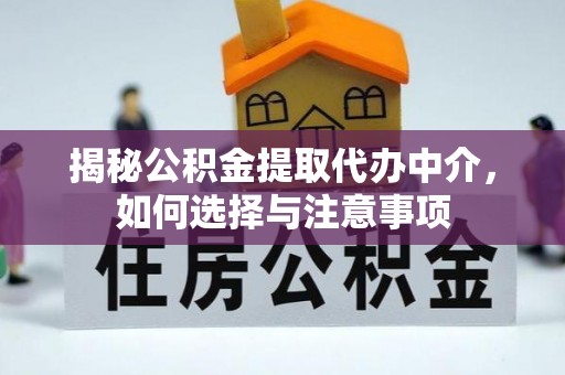 博尔塔拉蒙古揭秘公积金提取代办中介，如何选择与注意事项