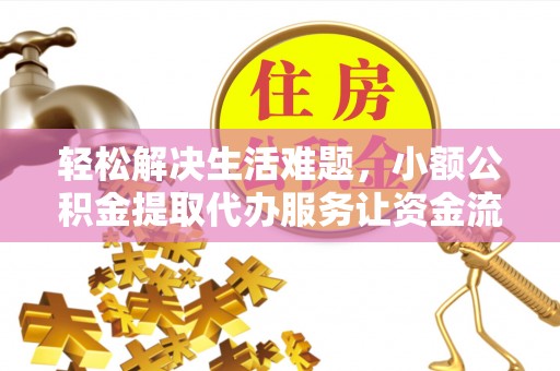 博尔塔拉蒙古轻松解决生活难题，小额公积金提取代办服务让资金流动更便捷