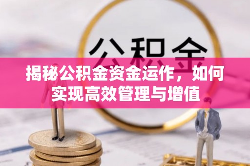 博尔塔拉蒙古揭秘公积金资金运作，如何实现高效管理与增值