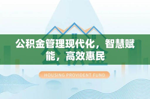 博尔塔拉蒙古公积金管理现代化，智慧赋能，高效惠民